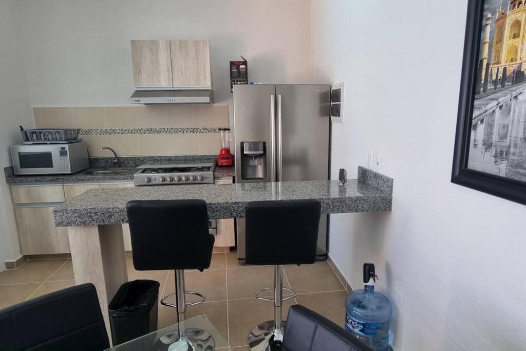 Departamento Con Laguna Artificial Cancun Ngoại thất bức ảnh