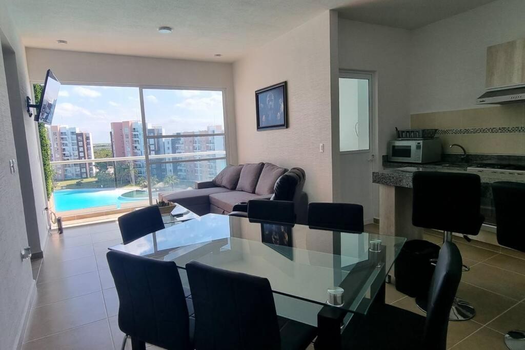 Departamento Con Laguna Artificial Cancun Ngoại thất bức ảnh